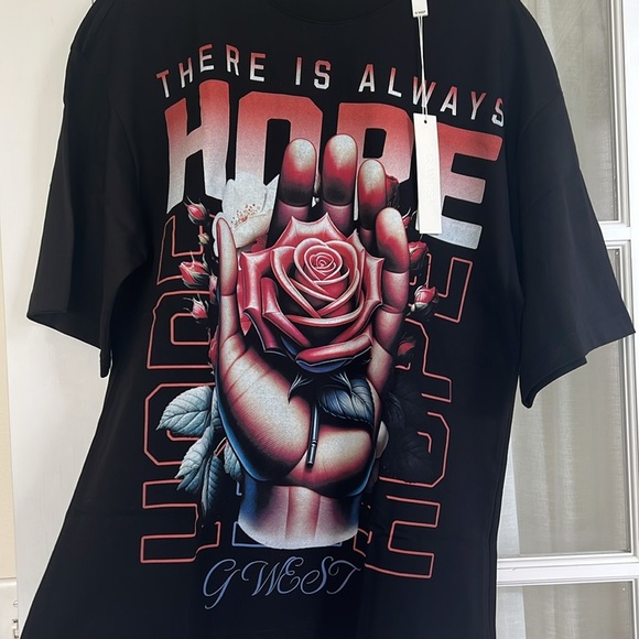 G-WEST THERE IS ALWAYS HOPE OVERSIZED TEE - Picture 7 of 10